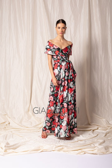 Abito Satin Cerimonia Giada Curti GCR23A397S01